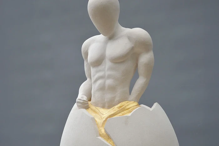 Born Again stone sculpture