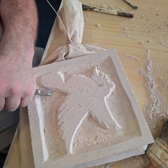Relief Tile Carving5