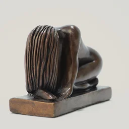 Bronze Weepiong Lady 4