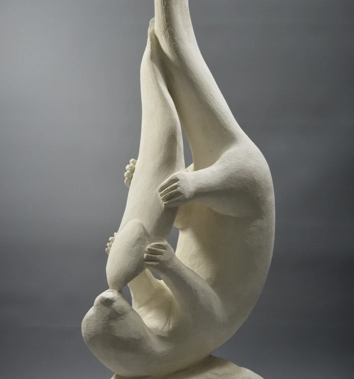 Otter Catching A Fish 1