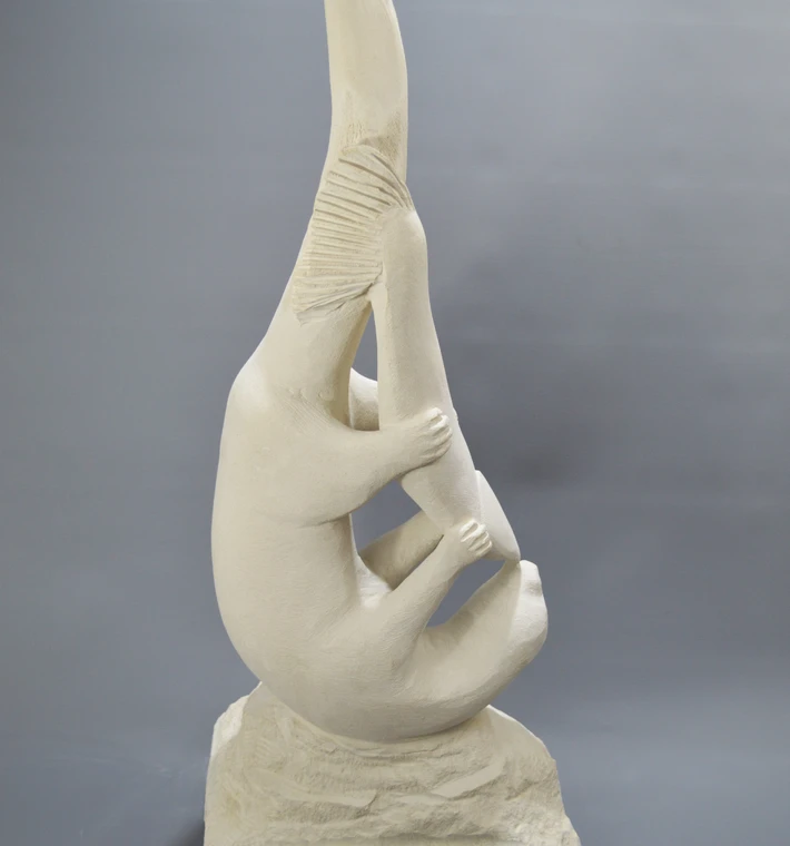 Otter Catching A Fish 3